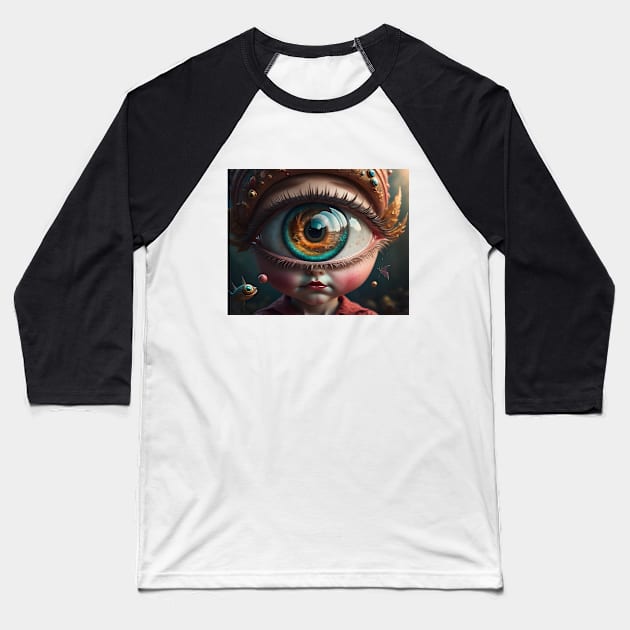 I see everything Baseball T-Shirt by thali6